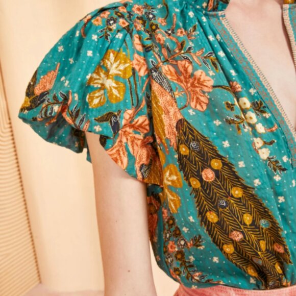 Ulla Johnson Kai Top Hummingbird - Picture 2 of 8